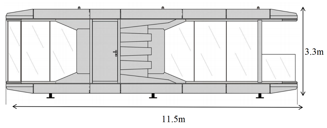 plan of 11.5x3.3m plan of 11.5x3.3m